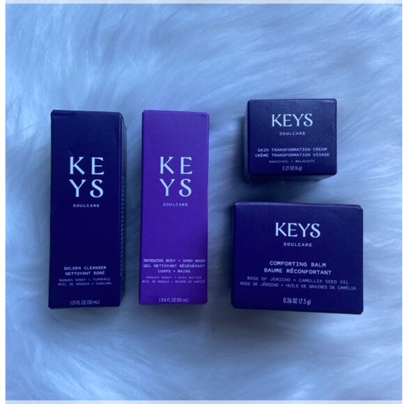 Keys Soulcare Skincare Sample Bundle; Cleansing Balm Cleanser Antiaging Cream - Picture 1 of 5